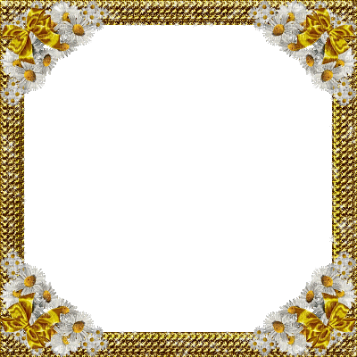 Cadre Irena glitter gif deco fleurs
