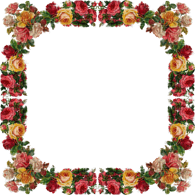 Cadre Irena glitter gif deco rose fleurs