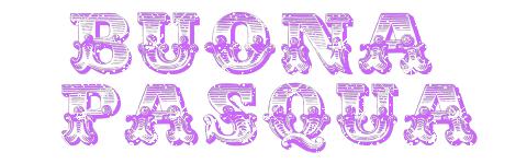 glitter buona  pasqua color viola
