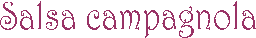Salsa campagnola