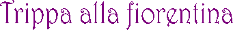 Trippa alla fiorentina